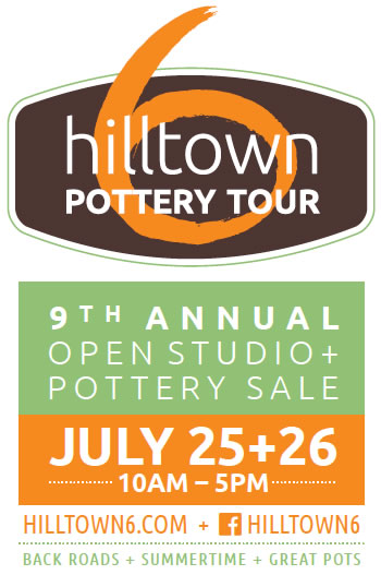 hilltown6 Pottery Tour July 25th and 26th