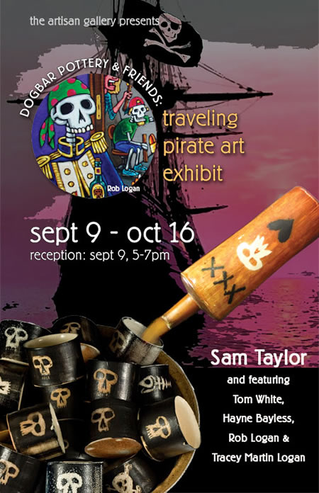 Dogbar Pottery and Friends: Traveling Pirate Art Exhibit
