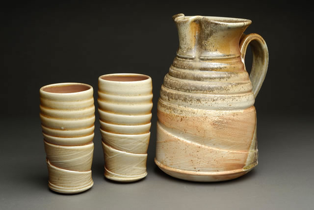 Wood Fired Pottery :: Tea Pots and Cups :: Tom White Pottery